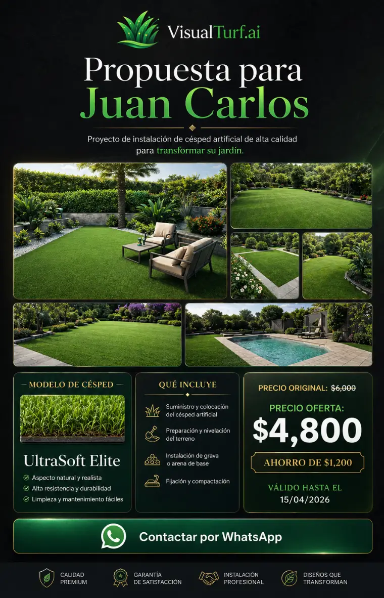 Propuesta profesional VisualTurf